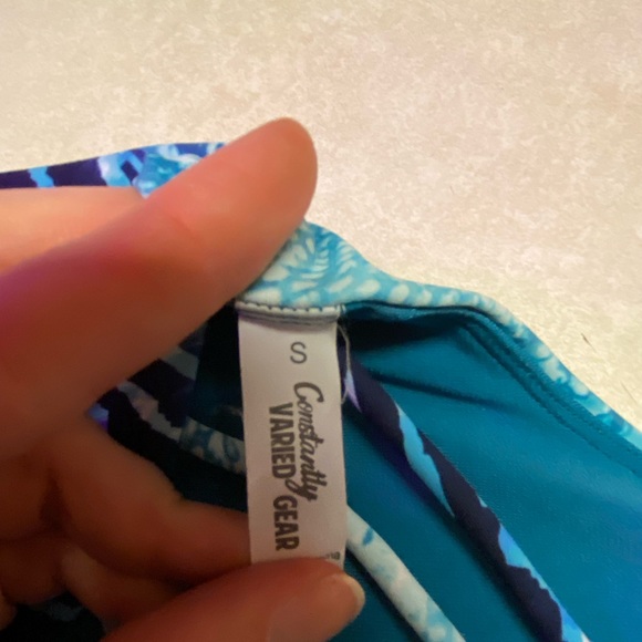 Blue animal print bra - Picture 3 of 3